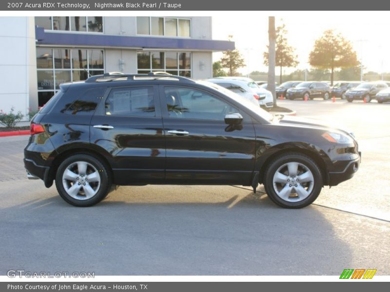 Nighthawk Black Pearl / Taupe 2007 Acura RDX Technology