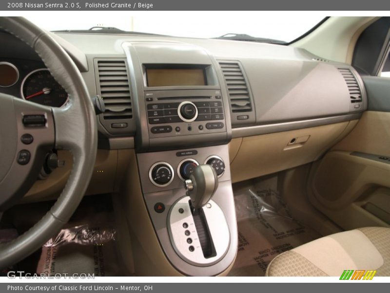 Polished Granite / Beige 2008 Nissan Sentra 2.0 S