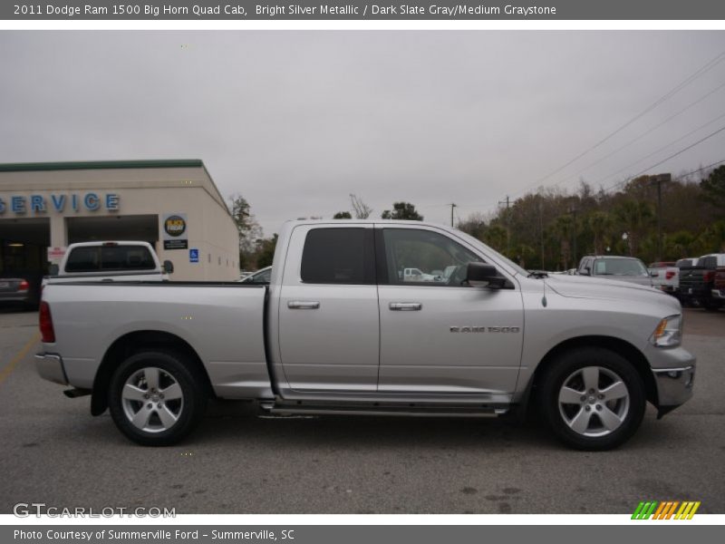 Bright Silver Metallic / Dark Slate Gray/Medium Graystone 2011 Dodge Ram 1500 Big Horn Quad Cab