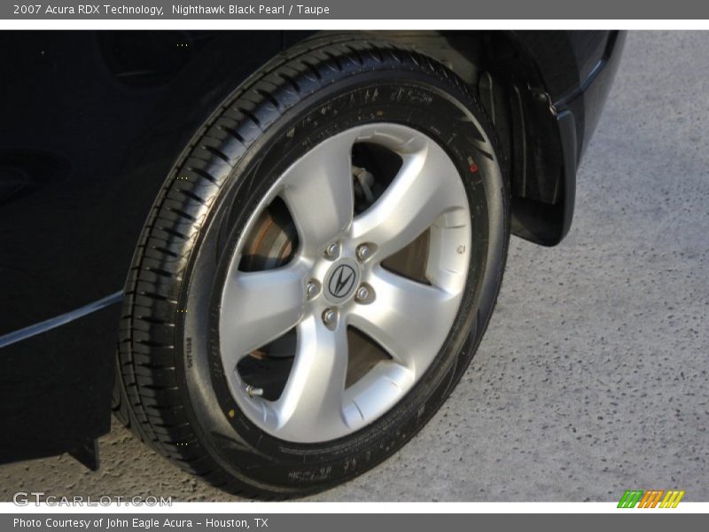 Nighthawk Black Pearl / Taupe 2007 Acura RDX Technology