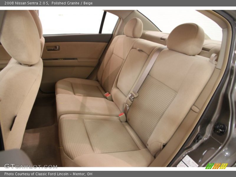 Polished Granite / Beige 2008 Nissan Sentra 2.0 S