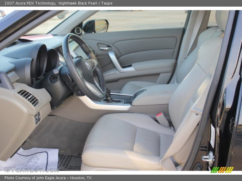 Nighthawk Black Pearl / Taupe 2007 Acura RDX Technology