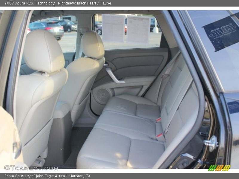 Nighthawk Black Pearl / Taupe 2007 Acura RDX Technology