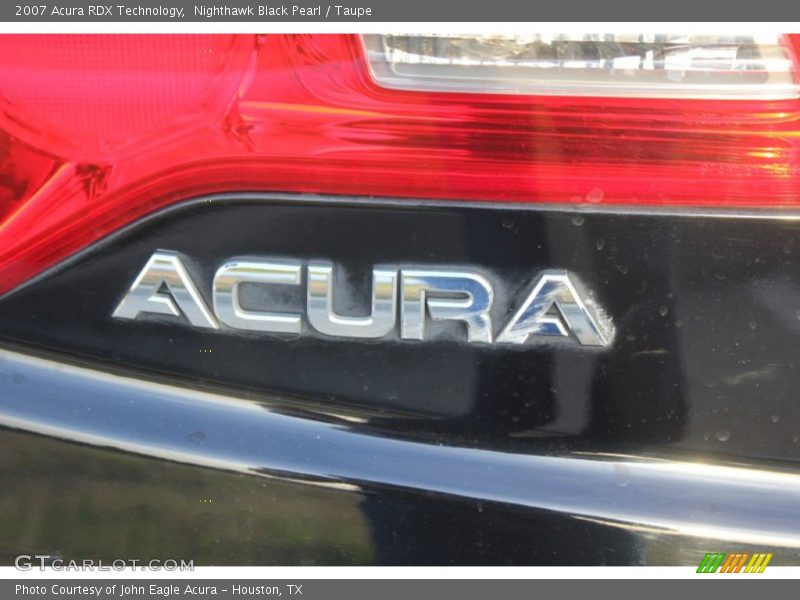 Nighthawk Black Pearl / Taupe 2007 Acura RDX Technology