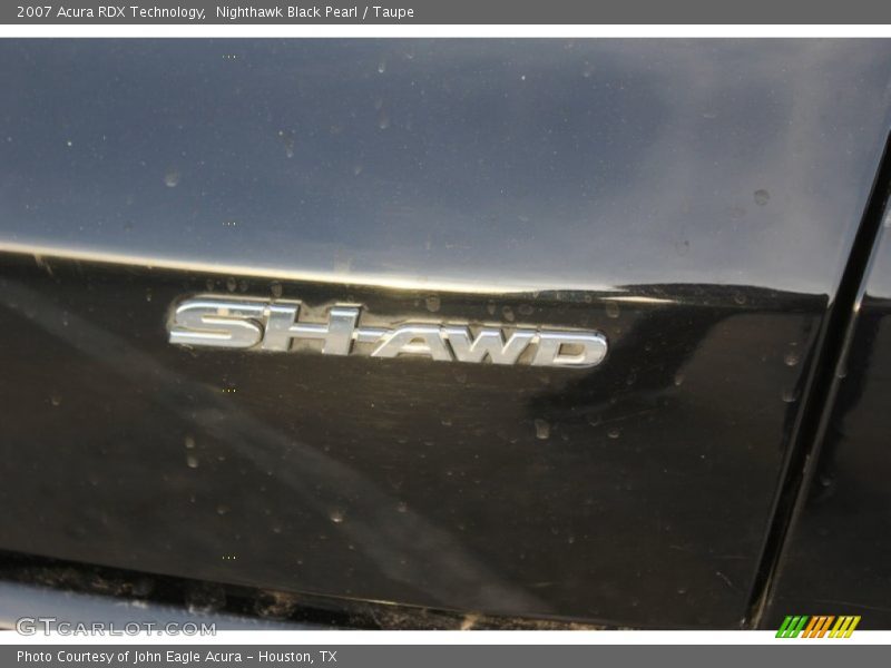 Nighthawk Black Pearl / Taupe 2007 Acura RDX Technology