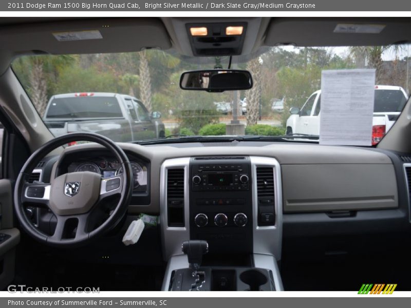 Bright Silver Metallic / Dark Slate Gray/Medium Graystone 2011 Dodge Ram 1500 Big Horn Quad Cab