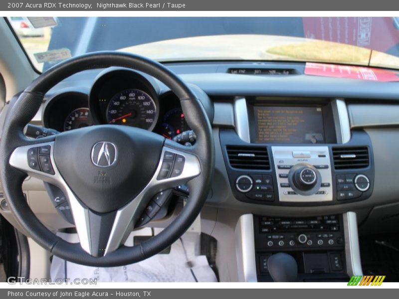 Nighthawk Black Pearl / Taupe 2007 Acura RDX Technology