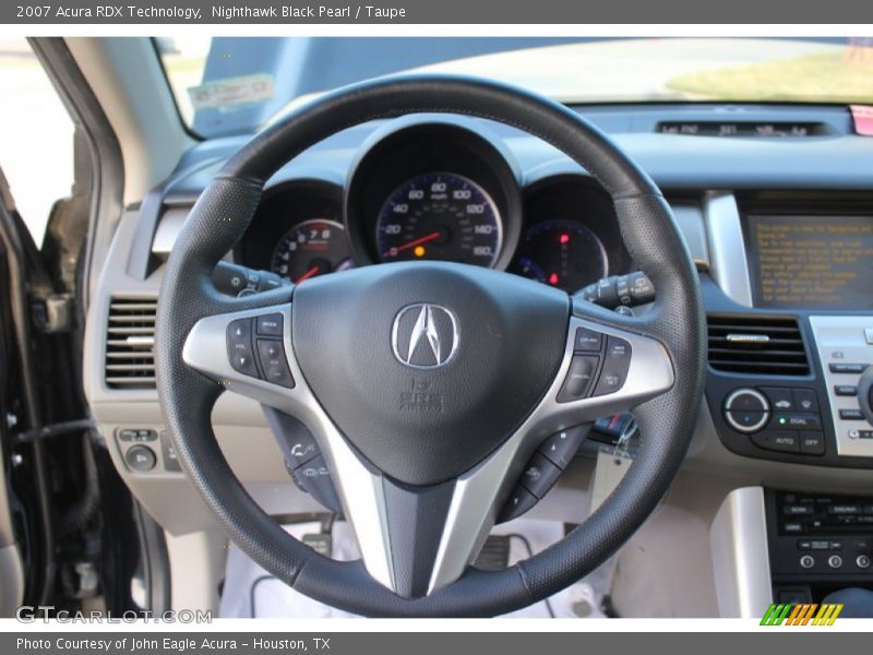Nighthawk Black Pearl / Taupe 2007 Acura RDX Technology