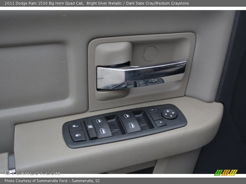 Bright Silver Metallic / Dark Slate Gray/Medium Graystone 2011 Dodge Ram 1500 Big Horn Quad Cab