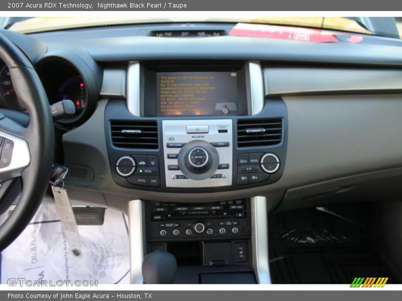 Nighthawk Black Pearl / Taupe 2007 Acura RDX Technology