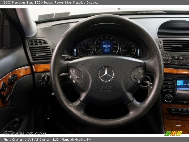 Pewter Silver Metallic / Charcoal 2003 Mercedes-Benz E 320 Sedan