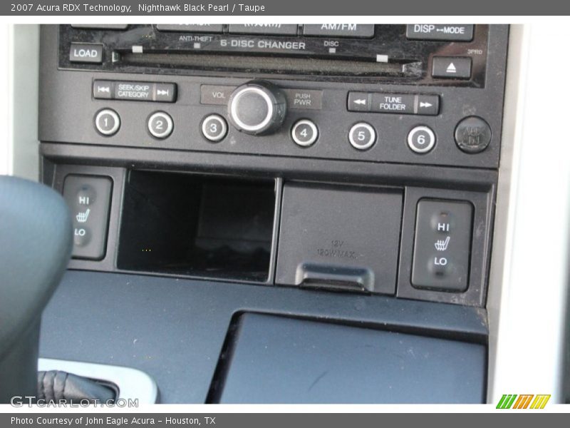 Nighthawk Black Pearl / Taupe 2007 Acura RDX Technology