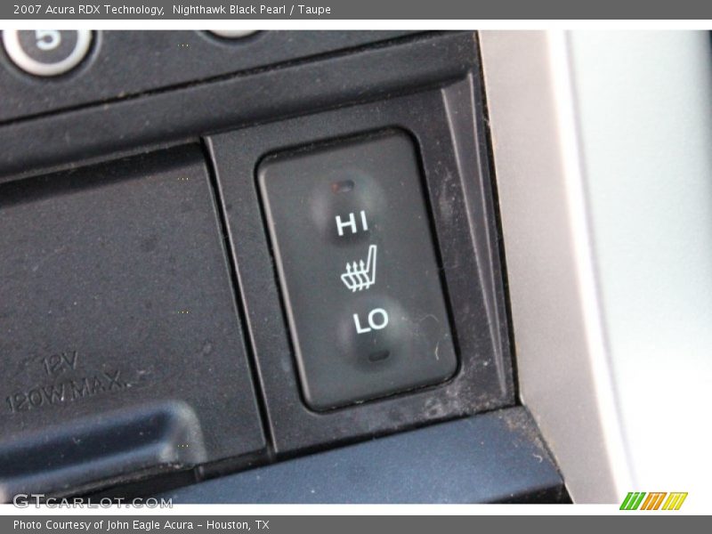 Nighthawk Black Pearl / Taupe 2007 Acura RDX Technology