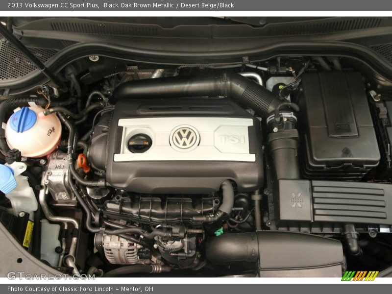 Black Oak Brown Metallic / Desert Beige/Black 2013 Volkswagen CC Sport Plus