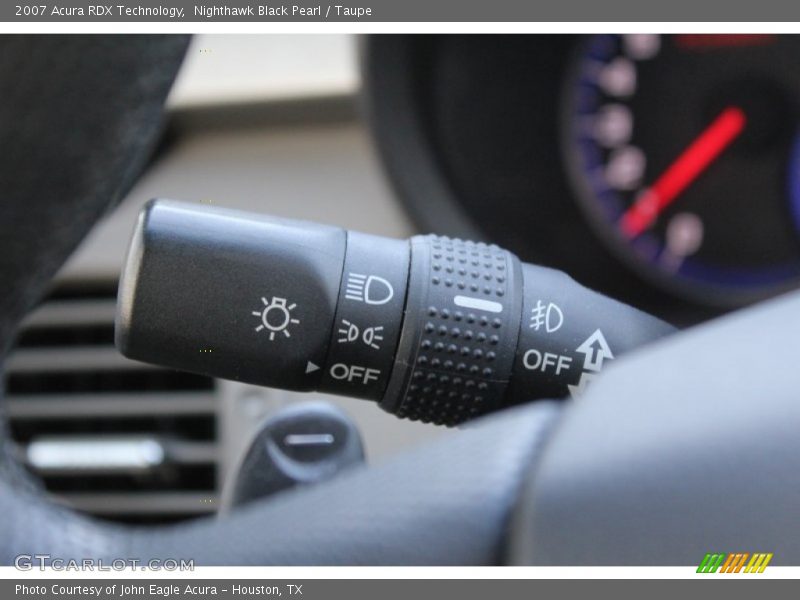 Nighthawk Black Pearl / Taupe 2007 Acura RDX Technology