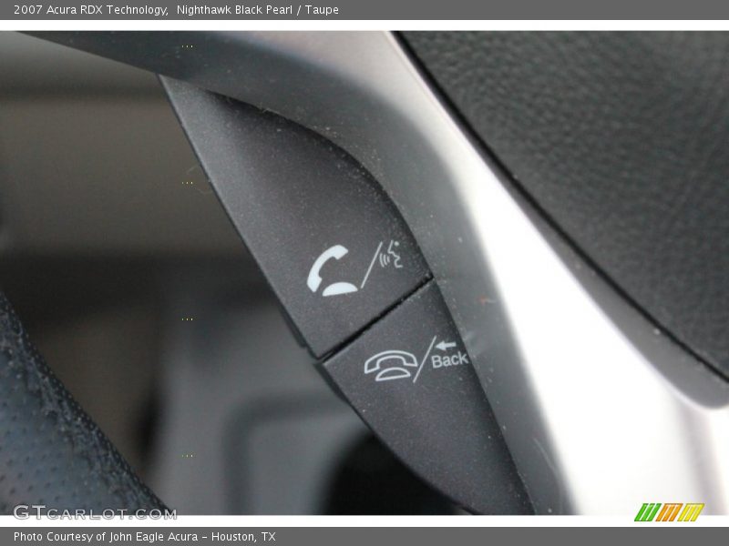 Nighthawk Black Pearl / Taupe 2007 Acura RDX Technology