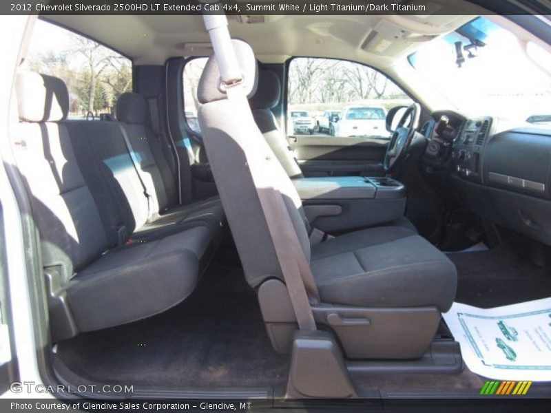 Summit White / Light Titanium/Dark Titanium 2012 Chevrolet Silverado 2500HD LT Extended Cab 4x4