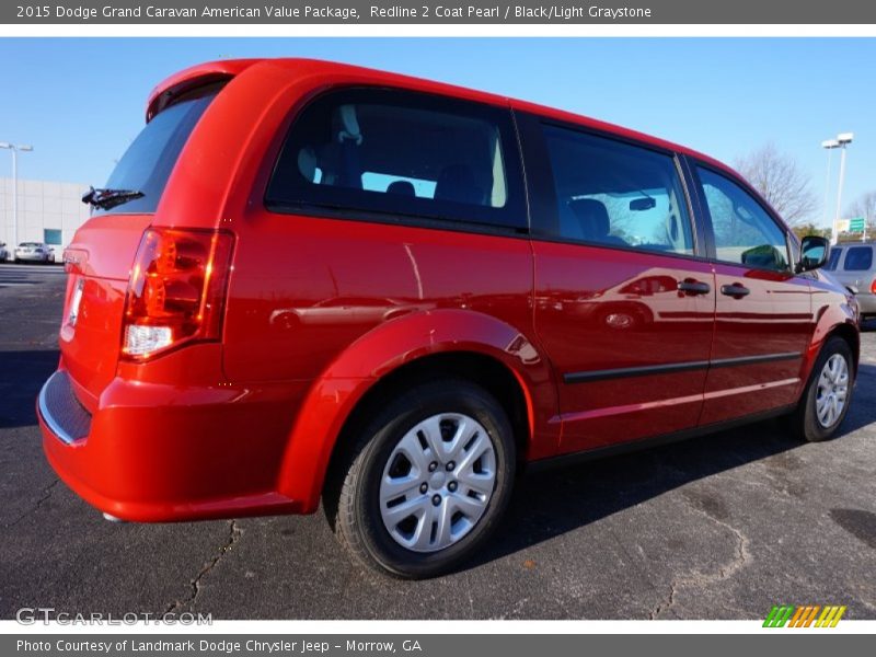 Redline 2 Coat Pearl / Black/Light Graystone 2015 Dodge Grand Caravan American Value Package