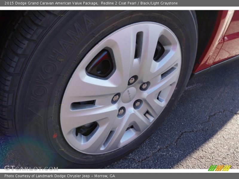 Redline 2 Coat Pearl / Black/Light Graystone 2015 Dodge Grand Caravan American Value Package