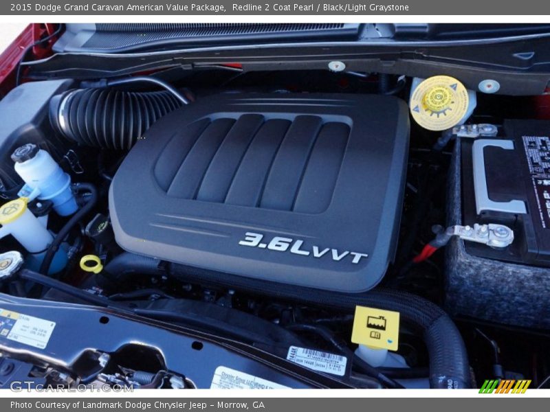 Redline 2 Coat Pearl / Black/Light Graystone 2015 Dodge Grand Caravan American Value Package