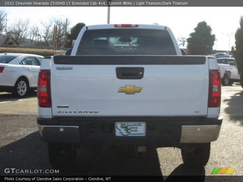 Summit White / Light Titanium/Dark Titanium 2012 Chevrolet Silverado 2500HD LT Extended Cab 4x4