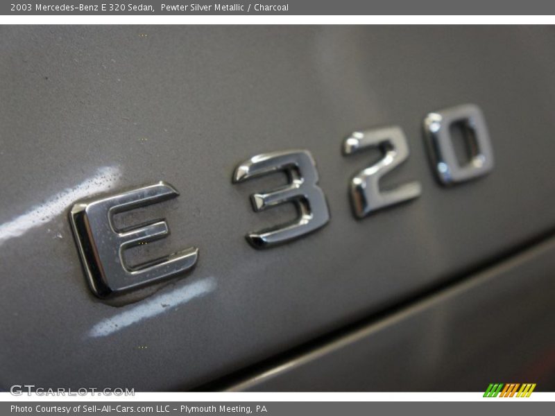 Pewter Silver Metallic / Charcoal 2003 Mercedes-Benz E 320 Sedan