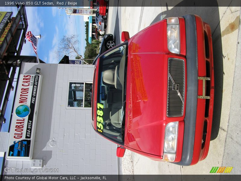 Red / Beige 1996 Volvo 850 GLT Sedan