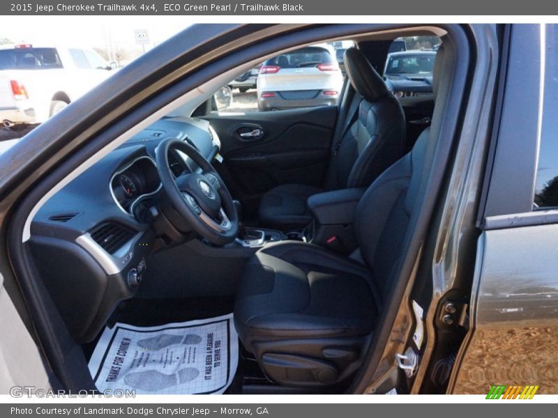 ECO Green Pearl / Trailhawk Black 2015 Jeep Cherokee Trailhawk 4x4
