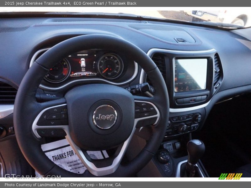 ECO Green Pearl / Trailhawk Black 2015 Jeep Cherokee Trailhawk 4x4