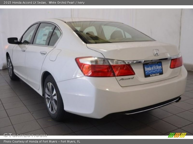 White Orchid Pearl / Ivory 2015 Honda Accord LX Sedan