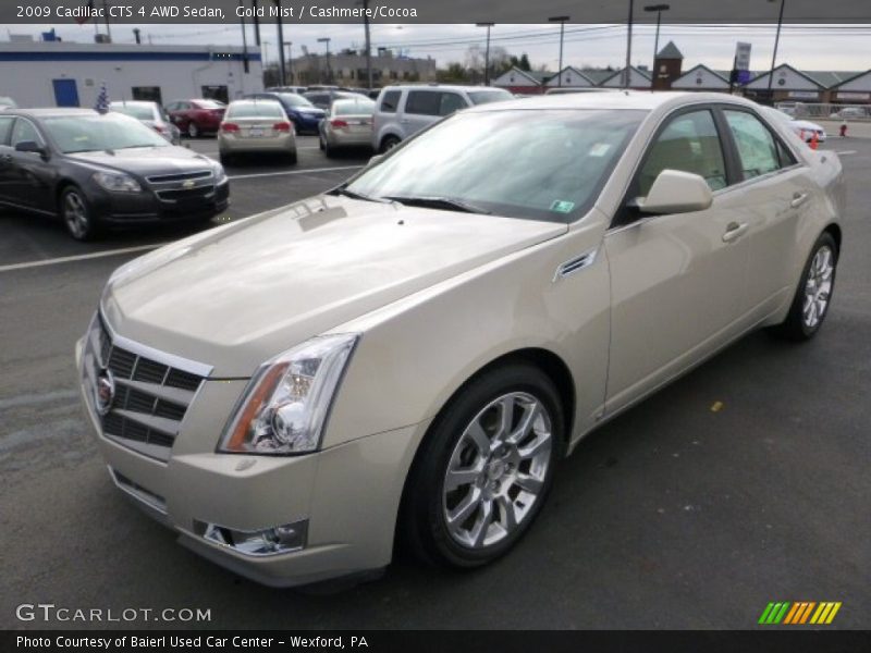 Gold Mist / Cashmere/Cocoa 2009 Cadillac CTS 4 AWD Sedan