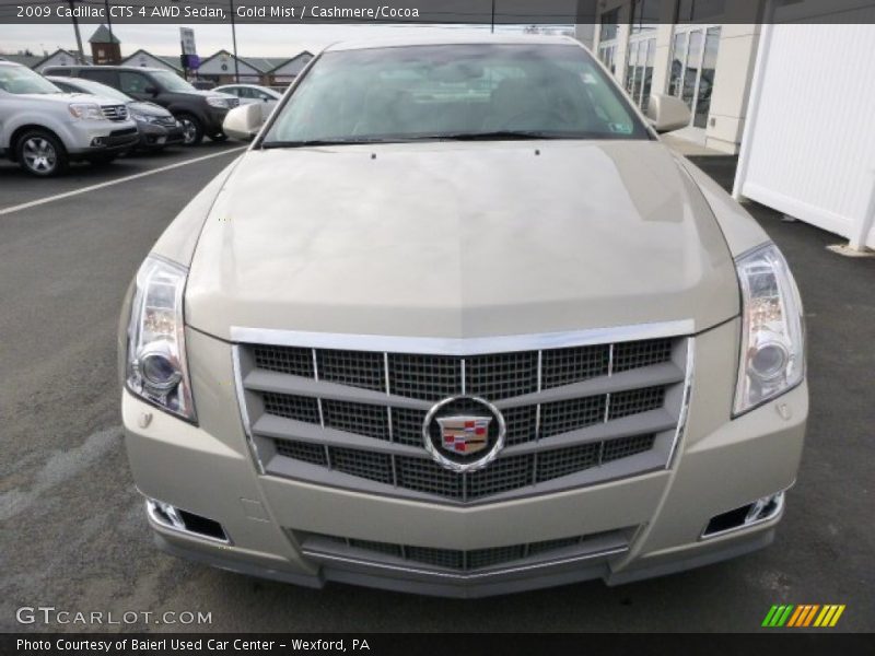 Gold Mist / Cashmere/Cocoa 2009 Cadillac CTS 4 AWD Sedan