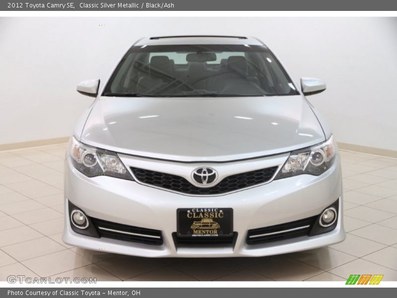 Classic Silver Metallic / Black/Ash 2012 Toyota Camry SE