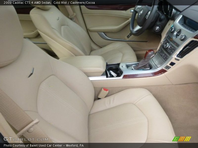 Gold Mist / Cashmere/Cocoa 2009 Cadillac CTS 4 AWD Sedan