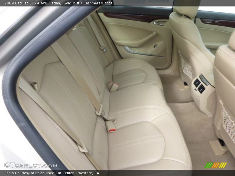 Gold Mist / Cashmere/Cocoa 2009 Cadillac CTS 4 AWD Sedan