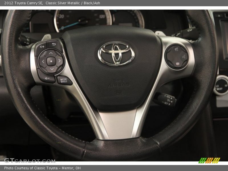 Classic Silver Metallic / Black/Ash 2012 Toyota Camry SE
