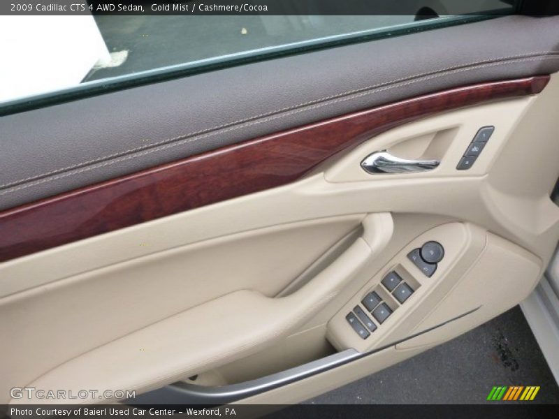Gold Mist / Cashmere/Cocoa 2009 Cadillac CTS 4 AWD Sedan