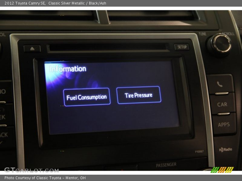 Classic Silver Metallic / Black/Ash 2012 Toyota Camry SE