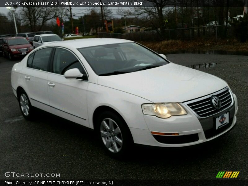 Candy White / Black 2007 Volkswagen Passat 2.0T Wolfsburg Edition Sedan