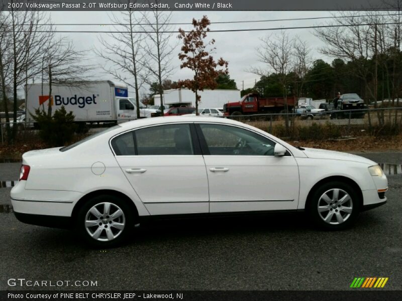 Candy White / Black 2007 Volkswagen Passat 2.0T Wolfsburg Edition Sedan