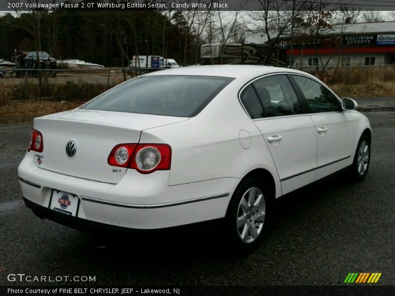 Candy White / Black 2007 Volkswagen Passat 2.0T Wolfsburg Edition Sedan