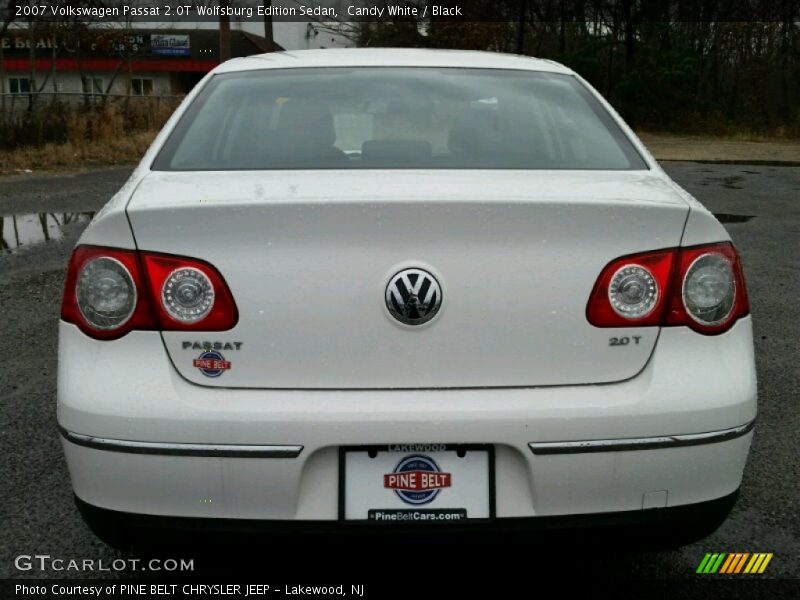 Candy White / Black 2007 Volkswagen Passat 2.0T Wolfsburg Edition Sedan