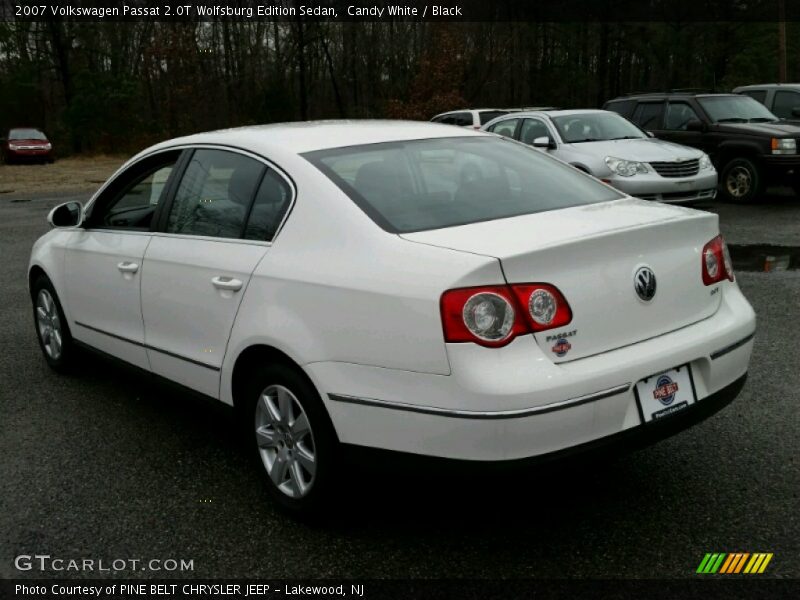 Candy White / Black 2007 Volkswagen Passat 2.0T Wolfsburg Edition Sedan