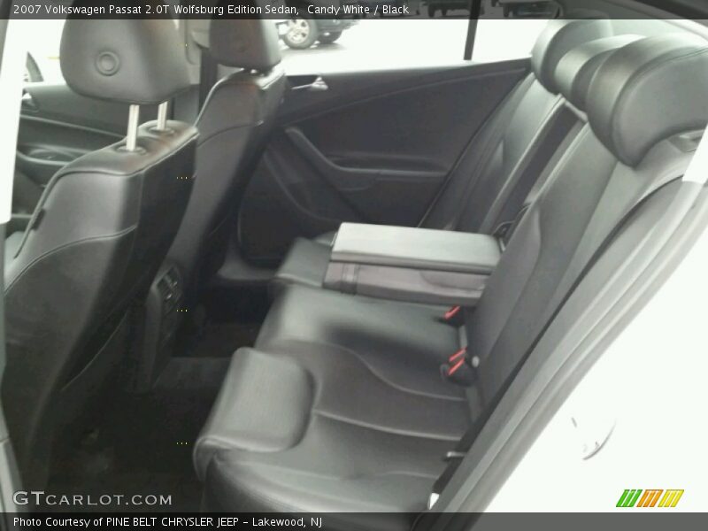 Rear Seat of 2007 Passat 2.0T Wolfsburg Edition Sedan