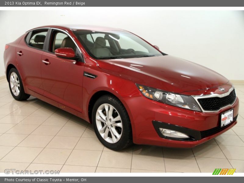 Remington Red / Beige 2013 Kia Optima EX