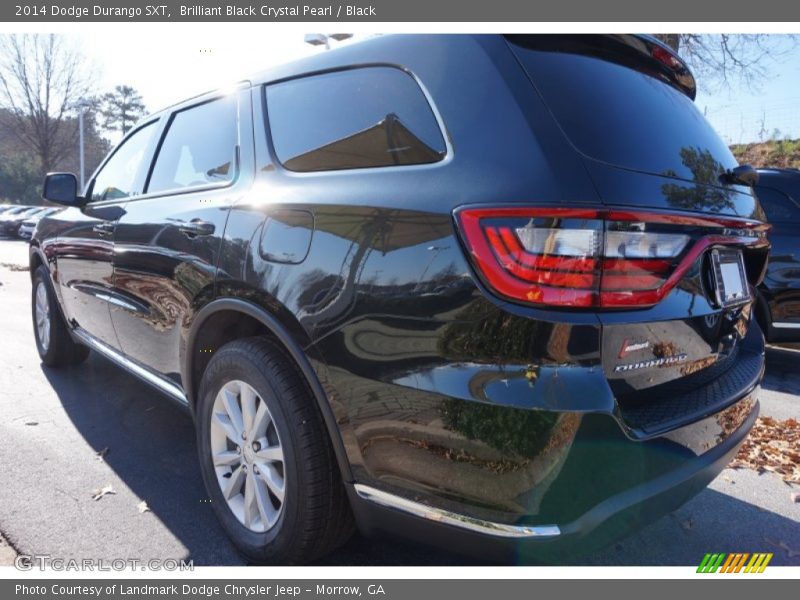 Brilliant Black Crystal Pearl / Black 2014 Dodge Durango SXT