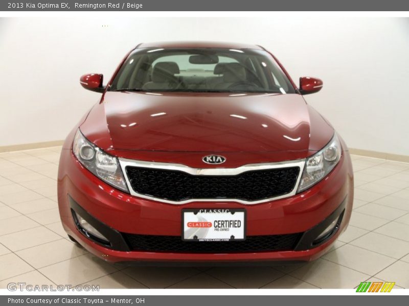 Remington Red / Beige 2013 Kia Optima EX