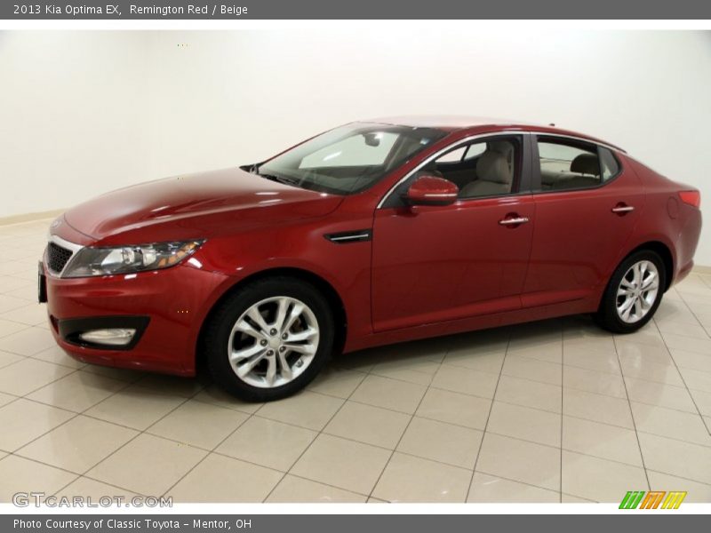 Remington Red / Beige 2013 Kia Optima EX