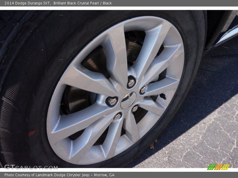 Brilliant Black Crystal Pearl / Black 2014 Dodge Durango SXT