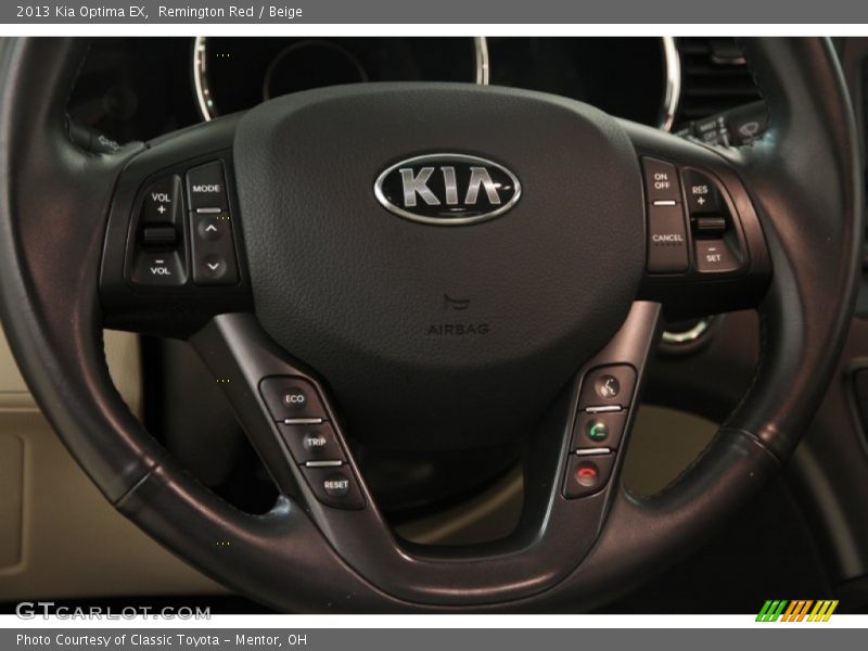 Remington Red / Beige 2013 Kia Optima EX